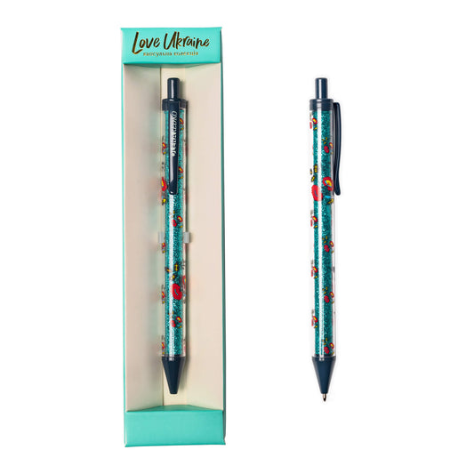Металева ручка з квітками